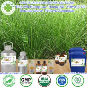 Tinh Dầu Hương Bài - Vetiver Essential Oil
